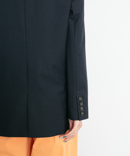 KBF（ケイビーエフ）の「ダブルロングジャケット（テーラードジャケット・レディース・ネイビー/グレー系その他・ONE）」の20枚目の写真