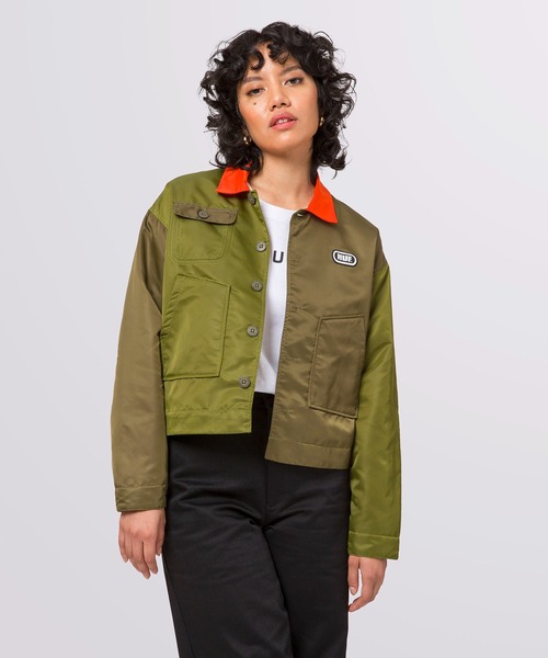 HUF（ハフ）の「WOMENS FLIGHT CROP JACKET / HUF ウィメンズ