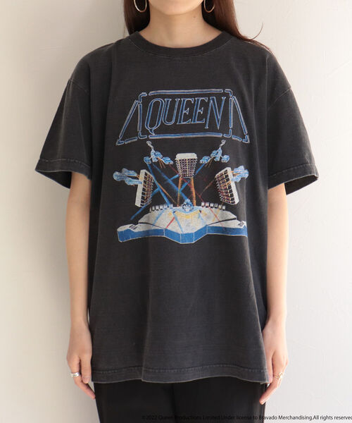 GOOD ROCK SPEED（グッドロックスピード）の「【GOOD ROCK SPEED/グッドロックスピード】BAND Tシャツ（Tシャツ/カットソー・レディース・チャコールグレー・FREE）」の3枚目の写真