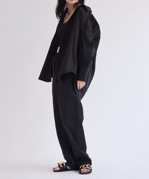 FIG&VIPER（フィグアンドバイパー）の「カーゴストレートPT（その他パンツ・レディース・ブラック/ベージュ・FREE）」の4枚目の写真