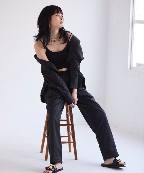 FIG&VIPER（フィグアンドバイパー）の「カーゴストレートPT（その他パンツ・レディース・ブラック/ベージュ・FREE）」の10枚目の写真