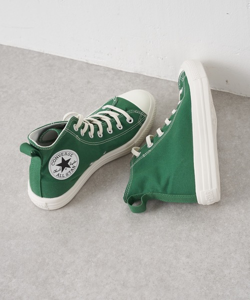 CONVERSE（コンバース）の「CONVERSE コンバース：ALL STAR LIGHT FREELACE HI（スニーカー・レディース・グリーン・25㎝/23㎝/24㎝/23.5㎝/24.5㎝）」の10枚目の写真