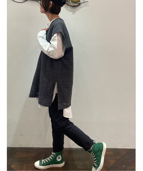 CONVERSE（コンバース）の「CONVERSE コンバース：ALL STAR LIGHT FREELACE HI（スニーカー・レディース・グリーン・25㎝/23㎝/24㎝/23.5㎝/24.5㎝）」の12枚目の写真