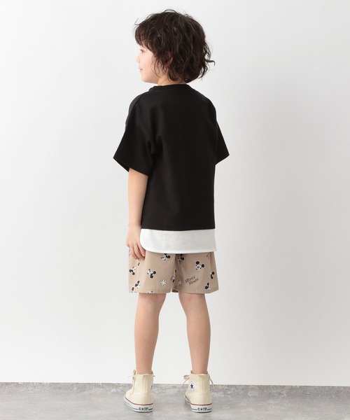 GLOBAL WORK(グローバルワーク)の「ヘビロッTEEレイヤード半袖/キッズ/269162(Tシャツ/カットソー・キッズ・カーキ/ライトブルー/ブラック/ライトイエロー/アイボリー/パープル/オレンジ・100cm/130cm/140cm/150cm/110cm/120cm/160cm)」の10枚目の写真