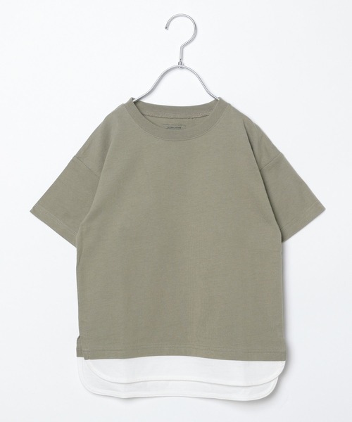 GLOBAL WORK(グローバルワーク)の「ヘビロッTEEレイヤード半袖/キッズ/269162(Tシャツ/カットソー・キッズ・カーキ/ライトブルー/ブラック/ライトイエロー/アイボリー/パープル/オレンジ・100cm/130cm/140cm/150cm/110cm/120cm/160cm)」の20枚目の写真