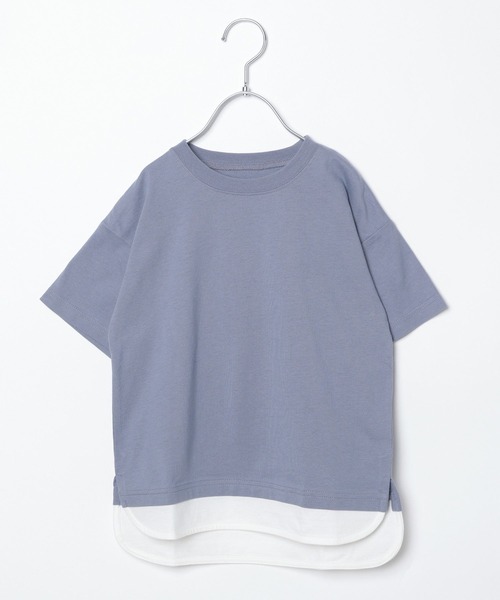 GLOBAL WORK(グローバルワーク)の「ヘビロッTEEレイヤード半袖/キッズ/269162(Tシャツ/カットソー・キッズ・カーキ/ライトブルー/ブラック/ライトイエロー/アイボリー/パープル/オレンジ・100cm/130cm/140cm/150cm/110cm/120cm/160cm)」の21枚目の写真