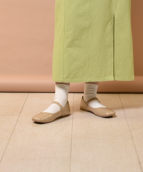 RETRO GIRL（レトロガール）の「ストラップフラットシューズ（パンプス・レディース・ブラック/ベージュ/グリーン・M/L）」の11枚目の写真