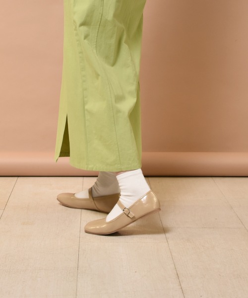 RETRO GIRL（レトロガール）の「ストラップフラットシューズ（パンプス・レディース・ブラック/ベージュ/グリーン・M/L）」の12枚目の写真