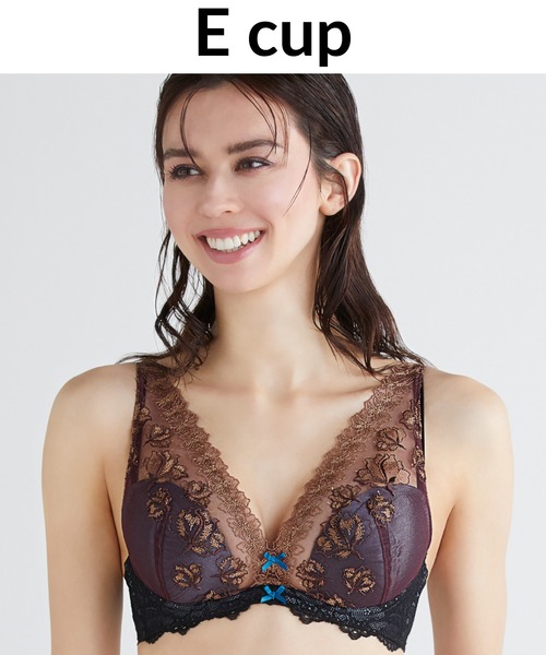 さなリボン ラヴィジュール ブランド公式 Locomall ロコモール 通販 Paypayモール Ravijour ヌーディーヴェール ホットリフト ブラ Blue ヌーディー