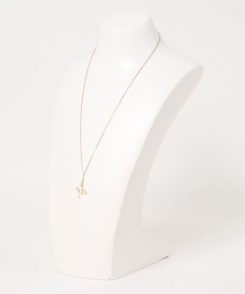 VIS(ビス)の「イニシャルネックレス(ネックレス・レディース・ゴールド/ゴールド系その他/ゴールド系その他2・FREE)」の4枚目の写真