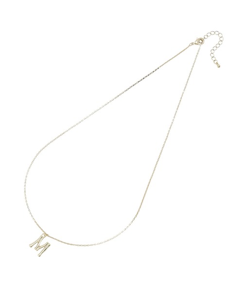 VIS(ビス)の「イニシャルネックレス(ネックレス・レディース・ゴールド/ゴールド系その他/ゴールド系その他2・FREE)」の8枚目の写真