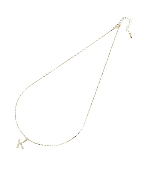 VIS(ビス)の「イニシャルネックレス(ネックレス・レディース・ゴールド/ゴールド系その他/ゴールド系その他2・FREE)」の6枚目の写真