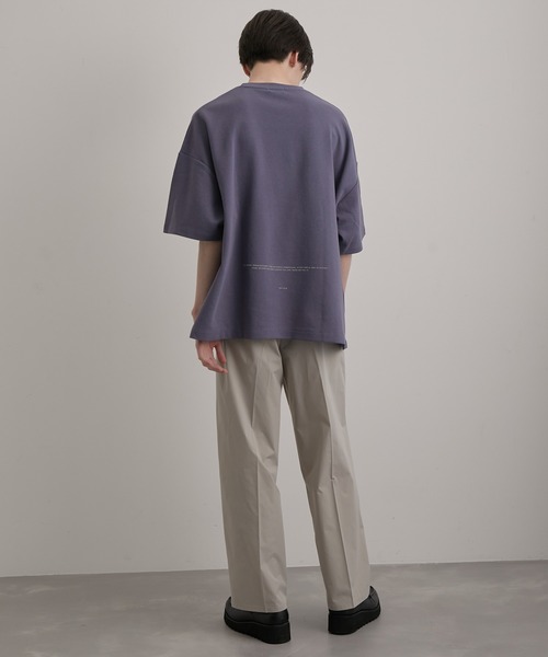 JUNRED（ジュンレッド）の「2カラーポイントハーフスリーブプルオーバー（Tシャツ/カットソー・メンズ・グレー/グリーン/ブルー/ホワイト・M/S/L）」の13枚目の写真