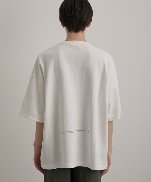 JUNRED（ジュンレッド）の「2カラーポイントハーフスリーブプルオーバー（Tシャツ/カットソー・メンズ・グレー/グリーン/ブルー/ホワイト・M/S/L）」の18枚目の写真