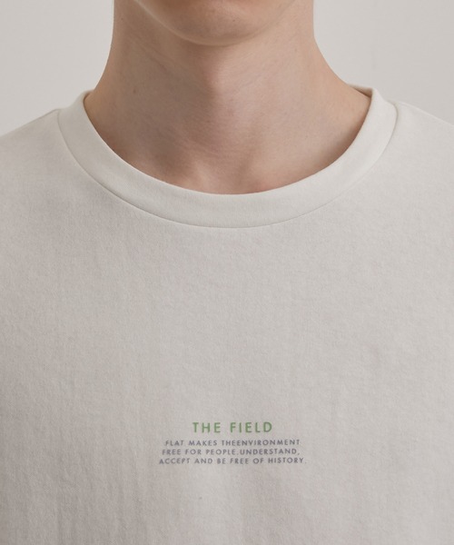 JUNRED（ジュンレッド）の「2カラーポイントハーフスリーブプルオーバー（Tシャツ/カットソー・メンズ・グレー/グリーン/ブルー/ホワイト・M/S/L）」の21枚目の写真