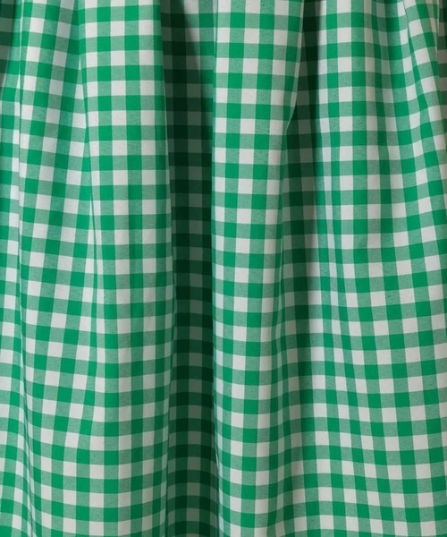 a.v.v(アーヴェヴェ)の「ギンガムチェックボリュームスカート(スカート・レディース・グリーン/ブラック・36/38/40/34/42)」の16枚目の写真