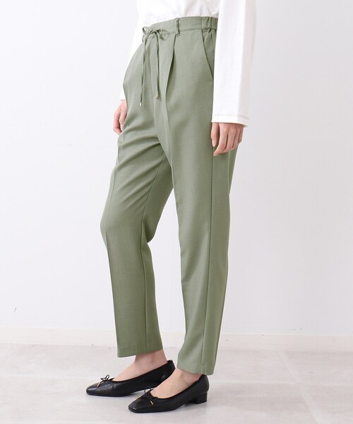 DRESKIP(ドレスキップ)の「◆ウエストイージーテーパードパンツ【セットアップ可】(その他パンツ・レディース・オリーブ/ブラック・03/04/02)」の5枚目の写真