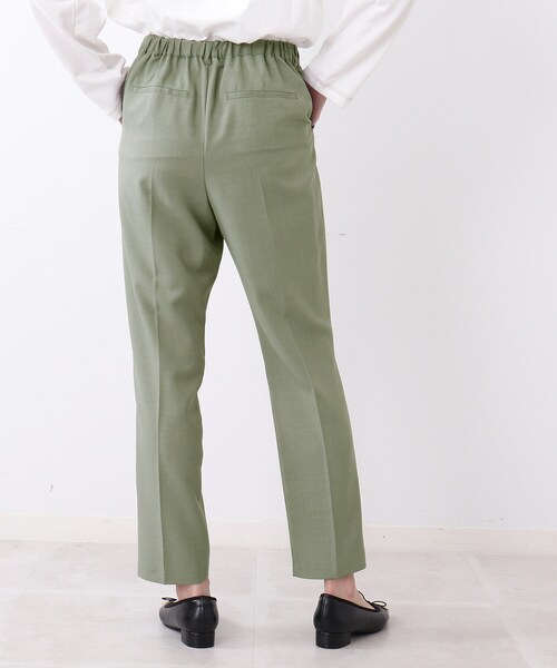 DRESKIP(ドレスキップ)の「◆ウエストイージーテーパードパンツ【セットアップ可】(その他パンツ・レディース・オリーブ/ブラック・03/04/02)」の6枚目の写真