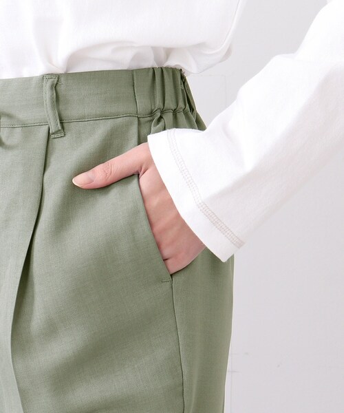 DRESKIP(ドレスキップ)の「◆ウエストイージーテーパードパンツ【セットアップ可】(その他パンツ・レディース・オリーブ/ブラック・03/04/02)」の9枚目の写真