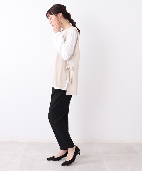 DRESKIP(ドレスキップ)の「◆ウエストイージーテーパードパンツ【セットアップ可】(その他パンツ・レディース・オリーブ/ブラック・03/04/02)」の16枚目の写真