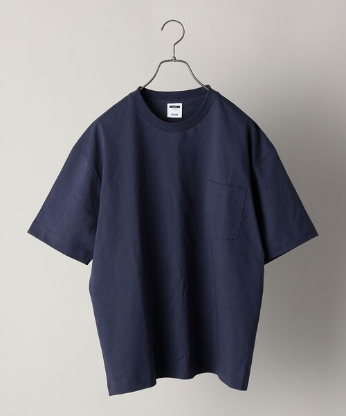 SHIPS（シップス）の「*SHIPS: 〈汗染み防止加工〉 ビッグシルエット ヘビーウェイト ポケット Tシャツ（Tシャツ/カットソー・メンズ・ホワイト/ベージュ/グリーン/ブラック/ネイビー・SMALL/X-LARGE/MEDIUM/LARGE）」の5枚目の写真