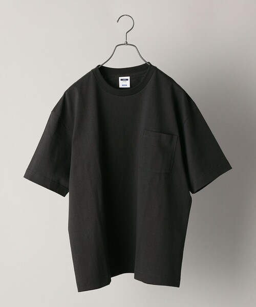 SHIPS（シップス）の「*SHIPS: 〈汗染み防止加工〉 ビッグシルエット ヘビーウェイト ポケット Tシャツ（Tシャツ/カットソー・メンズ・ホワイト/ベージュ/グリーン/ブラック/ネイビー・SMALL/X-LARGE/MEDIUM/LARGE）」の3枚目の写真