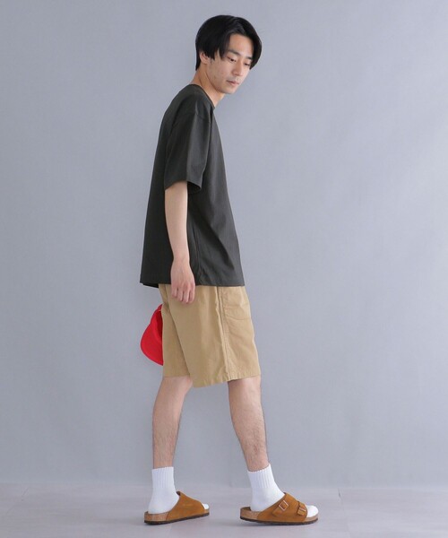 SHIPS（シップス）の「*SHIPS: 〈汗染み防止加工〉 ビッグシルエット ヘビーウェイト ポケット Tシャツ（Tシャツ/カットソー・メンズ・ホワイト/ベージュ/グリーン/ブラック/ネイビー・SMALL/X-LARGE/MEDIUM/LARGE）」の14枚目の写真