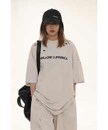 6カラー オーバサイズフロントロゴプリントTシャツ DT3125 【MASONPRINCE】