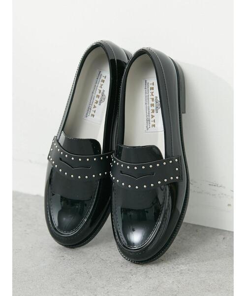 TEMPERATE（テンパレイト）の「■TEMPERATE LUCAローファー（レインシューズ・レディース・ブラック・38/37）」の2枚目の写真