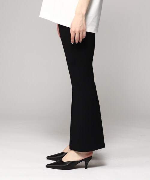 tk.TAKEO KIKUCHI（ティーケータケオキクチ）の「◆スリムフレアパンツ（その他パンツ・レディース・ブラック/アイボリー・66）」の8枚目の写真