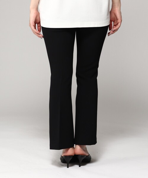 tk.TAKEO KIKUCHI（ティーケータケオキクチ）の「◆スリムフレアパンツ（その他パンツ・レディース・ブラック/アイボリー・66）」の6枚目の写真
