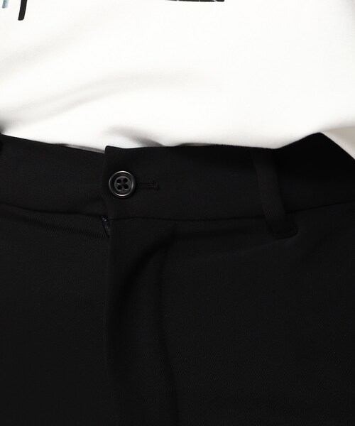 tk.TAKEO KIKUCHI（ティーケータケオキクチ）の「◆スリムフレアパンツ（その他パンツ・レディース・ブラック/アイボリー・66）」の5枚目の写真