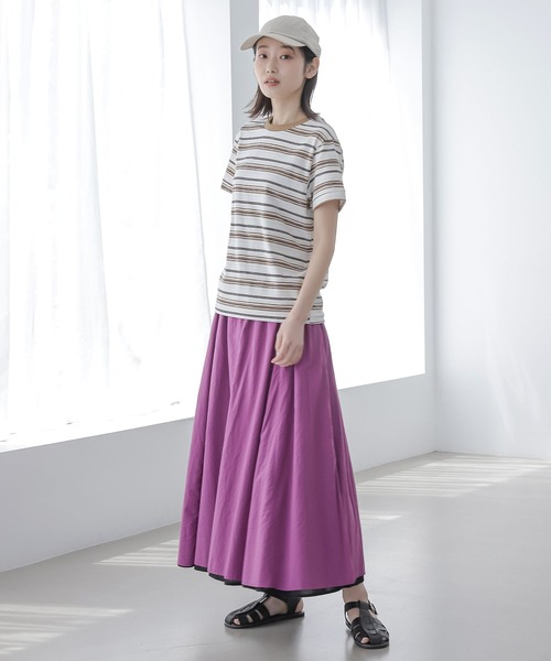 LAKOLE（ラコレ）の「コットンボイルリバーシブルスカート / 277562