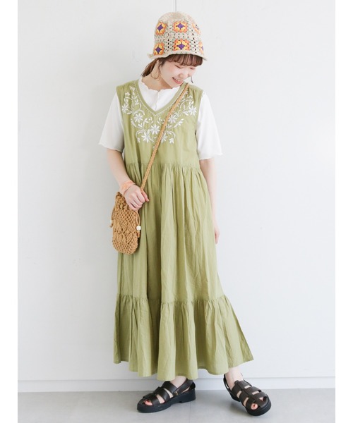 ehka sopo（エヘカソポ）の「テレコメローカットソー（ニット/セーター・レディース・ブラック/ブラウン/オフホワイト・ﾌﾘ-）」の5枚目の写真