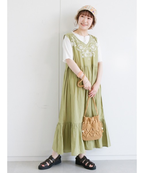 ehka sopo（エヘカソポ）の「テレコメローカットソー（ニット/セーター・レディース・ブラック/ブラウン/オフホワイト・ﾌﾘ-）」の6枚目の写真