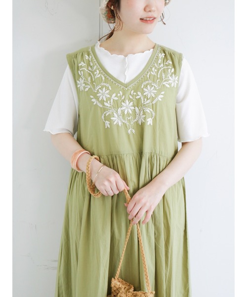 ehka sopo（エヘカソポ）の「テレコメローカットソー（ニット/セーター・レディース・ブラック/ブラウン/オフホワイト・ﾌﾘ-）」の8枚目の写真