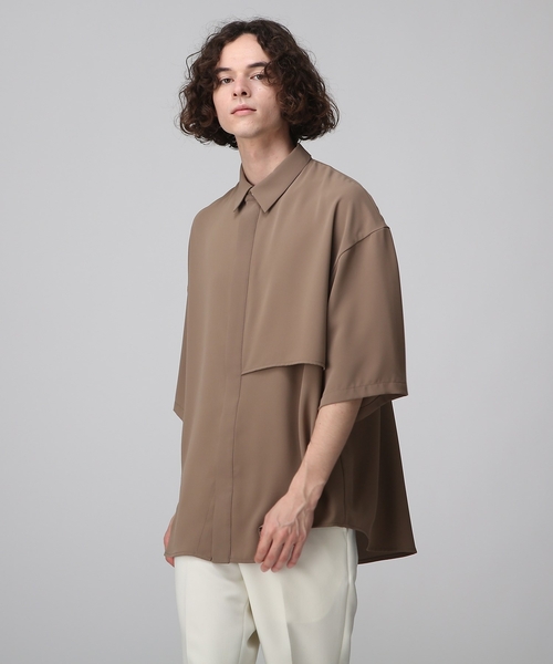 tk.TAKEO KIKUCHI(ティーケータケオキクチ)の「◆【WEB限定】多バリエナメラカシャツ(シャツ/ブラウス・メンズ・ブラック/オフホワイト/ライトグリーン系1/ライトグリーン系2/ベージュ系/ベージュ系4/ライトグリーン系/ホワイト系6/ブラック系/ブラック系3/ブラック系4/ライトグリーン・02/01/03)」の14枚目の写真