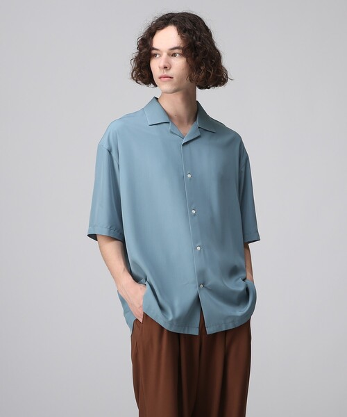 tk.TAKEO KIKUCHI(ティーケータケオキクチ)の「◆【WEB限定】多バリエナメラカシャツ(シャツ/ブラウス・メンズ・ブラック/オフホワイト/ライトグリーン系1/ライトグリーン系2/ベージュ系/ベージュ系4/ライトグリーン系/ホワイト系6/ブラック系/ブラック系3/ブラック系4/ライトグリーン・02/01/03)」の16枚目の写真