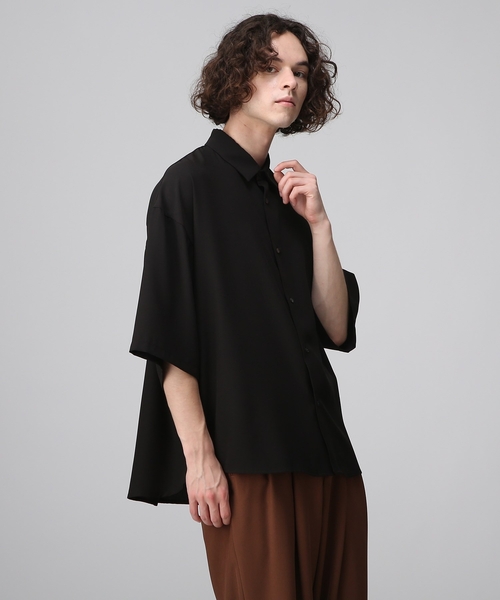 tk.TAKEO KIKUCHI(ティーケータケオキクチ)の「◆【WEB限定】多バリエナメラカシャツ(シャツ/ブラウス・メンズ・ブラック/オフホワイト/ライトグリーン系1/ライトグリーン系2/ベージュ系/ベージュ系4/ライトグリーン系/ホワイト系6/ブラック系/ブラック系3/ブラック系4/ライトグリーン・02/01/03)」の17枚目の写真