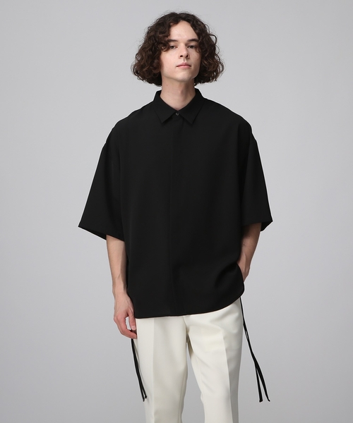 tk.TAKEO KIKUCHI(ティーケータケオキクチ)の「◆【WEB限定】多バリエナメラカシャツ(シャツ/ブラウス・メンズ・ブラック/オフホワイト/ライトグリーン系1/ライトグリーン系2/ベージュ系/ベージュ系4/ライトグリーン系/ホワイト系6/ブラック系/ブラック系3/ブラック系4/ライトグリーン・02/01/03)」の20枚目の写真