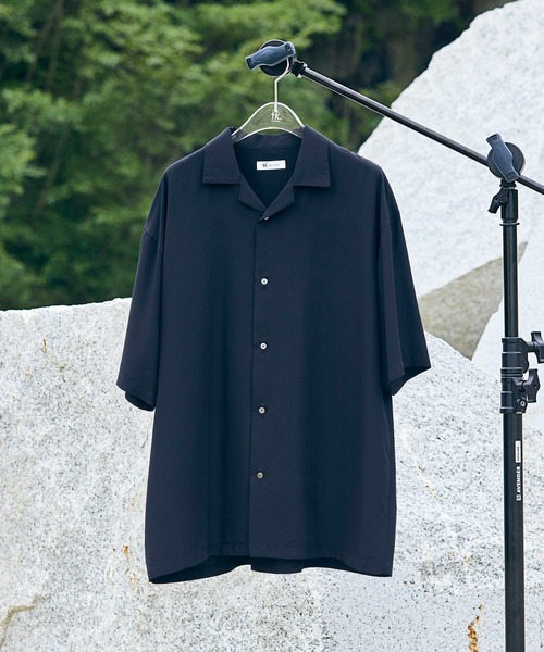 tk.TAKEO KIKUCHI(ティーケータケオキクチ)の「◆【WEB限定】多バリエナメラカシャツ(シャツ/ブラウス・メンズ・ブラック/オフホワイト/ライトグリーン系1/ライトグリーン系2/ベージュ系/ベージュ系4/ライトグリーン系/ホワイト系6/ブラック系/ブラック系3/ブラック系4/ライトグリーン・02/01/03)」の5枚目の写真