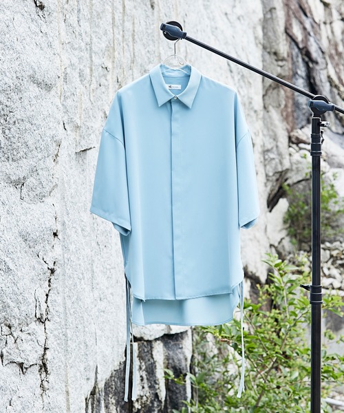 tk.TAKEO KIKUCHI(ティーケータケオキクチ)の「◆【WEB限定】多バリエナメラカシャツ(シャツ/ブラウス・メンズ・ブラック/オフホワイト/ライトグリーン系1/ライトグリーン系2/ベージュ系/ベージュ系4/ライトグリーン系/ホワイト系6/ブラック系/ブラック系3/ブラック系4/ライトグリーン・02/01/03)」の11枚目の写真