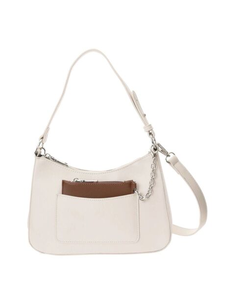 dazzlin（ダズリン）の「バイカラーポケットハーフバッグ（ハンドバッグ・レディース・ブラック/オフホワイト/キャメル・FREE）」の10枚目の写真