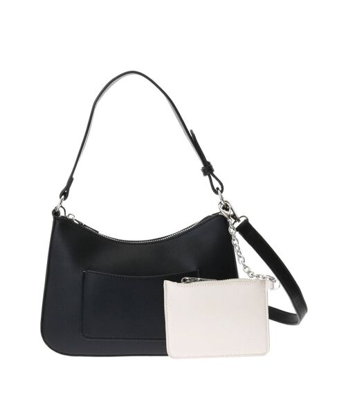 dazzlin（ダズリン）の「バイカラーポケットハーフバッグ（ハンドバッグ・レディース・ブラック/オフホワイト/キャメル・FREE）」の12枚目の写真