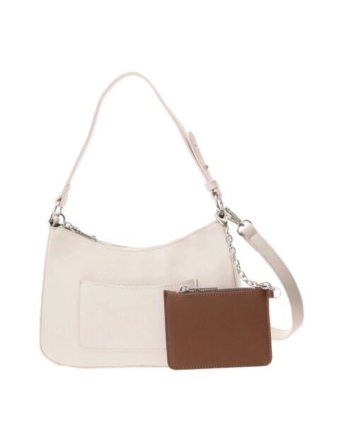 dazzlin（ダズリン）の「バイカラーポケットハーフバッグ（ハンドバッグ・レディース・ブラック/オフホワイト/キャメル・FREE）」の14枚目の写真