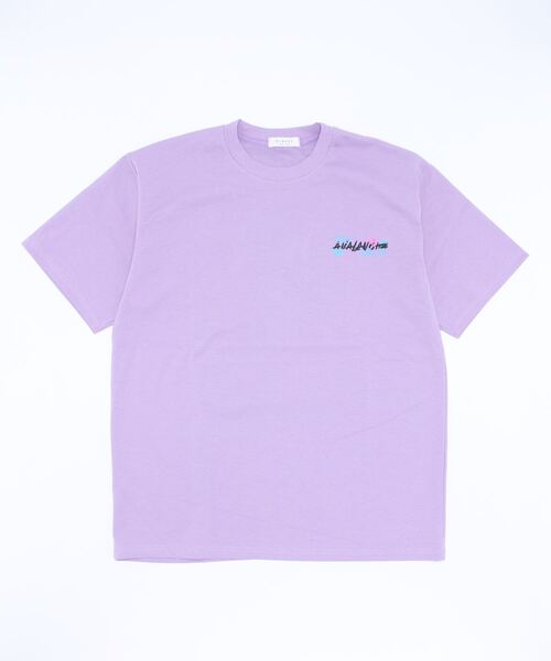 Import & Select(インポートアンドセレクト)の「【Select】 オーバーサイズ Tシャツ "AVALANCHE" バックプリント(Tシャツ/カットソー・メンズ・ブラック/パープル/ホワイト系1・FREE)」の2枚目の写真