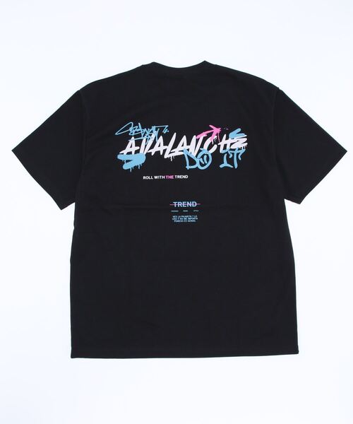 Import & Select(インポートアンドセレクト)の「【Select】 オーバーサイズ Tシャツ "AVALANCHE" バックプリント(Tシャツ/カットソー・メンズ・ブラック/パープル/ホワイト系1・FREE)」の5枚目の写真