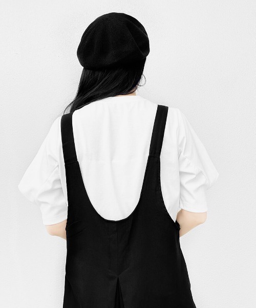LVEU.(ラブユ.)の「Puff shoulder design T-shirt / パフショルダーデザインTシャツ(Ai select)(Tシャツ/カットソー・レディース・ホワイト/ブラック・FREE)」の7枚目の写真