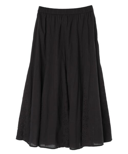 AMERICAN HOLIC(アメリカンホリック)の「丈違い切り替え刺繍スカート(スカート・レディース・チャコールグレー・M/L)」の12枚目の写真