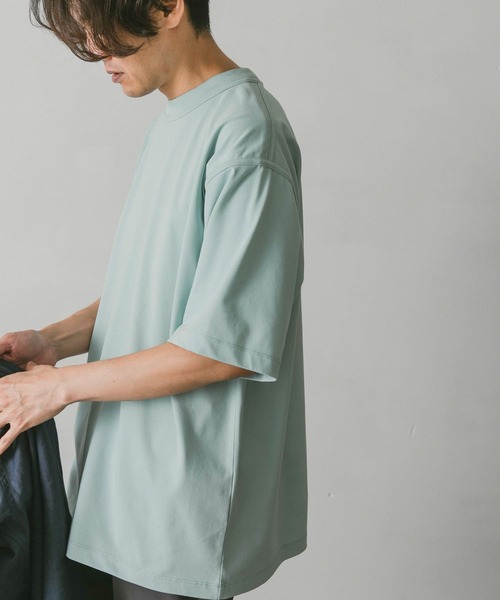 URBAN RESEARCH DOORS（アーバンリサーチドアーズ）の「バインダーショートスリーブTシャツ（Tシャツ/カットソー・メンズ・チャコールグレー/ミント/ホワイト・LARGE/MEDIUM）」の3枚目の写真